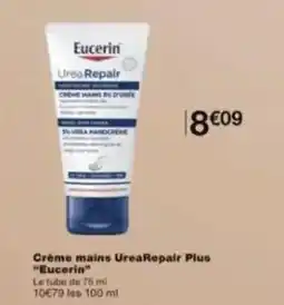 Monoprix Crème mains urearepair plus eucerin offre