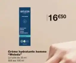 Monoprix Crème hydratante homme weleda offre