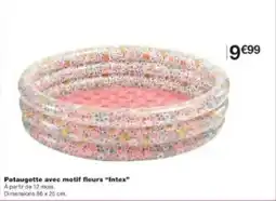 Monoprix Pataugette avec motif fleurs intex offre