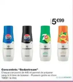 Monoprix Concentrés sodastream offre
