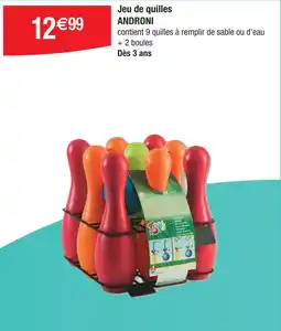 Cora x Carrefour Jeu de quilles androni offre