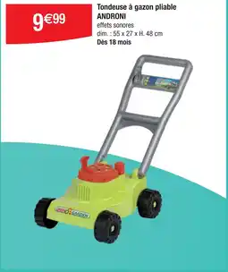 Cora x Carrefour Tondeuse à gazon pliable androni offre