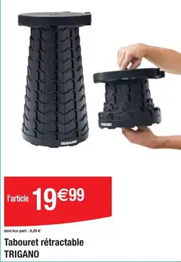 Cora x Carrefour Tabouret rétractable trigano offre