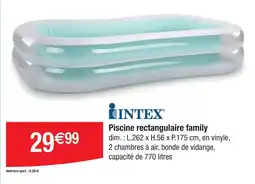 Cora x Carrefour Piscine rectangulaire family offre