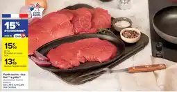 Cora x Carrefour Viande bovine faux filet à griller offre