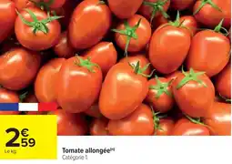 Cora x Carrefour Tomate allongée offre