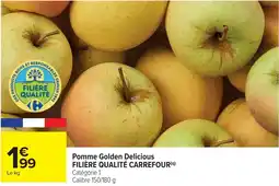 Cora x Carrefour Pomme golden delicious filière qualité carrefour offre
