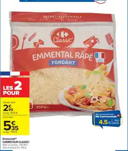 Cora x Carrefour Emmental carrefour classic offre