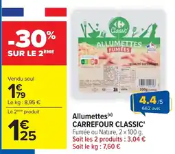 Cora x Carrefour Allumettes carrefour classic offre