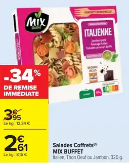Cora x Carrefour Salades coffrets mix buffet offre