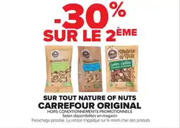 Cora x Carrefour Sur tout nature of nuts carrefour original offre