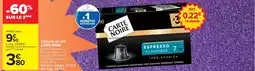 Cora x Carrefour Capsules de café carte noire offre