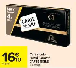 Cora x Carrefour Café moulu maxi format carte noire offre