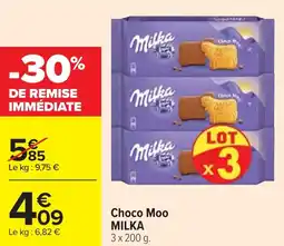 Cora x Carrefour Choco moo milka offre