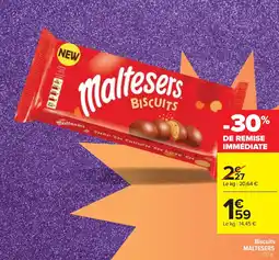 Cora x Carrefour Biscuits maltesers offre