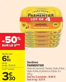 Cora x Carrefour Sardines parmentier offre