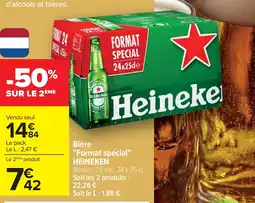 Cora x Carrefour Bière format spécial heineken offre