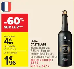Cora x Carrefour Bière castelain offre