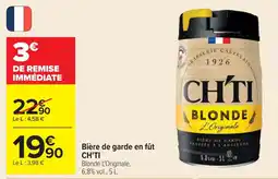 Cora x Carrefour Bière de garde en fût ch'ti offre