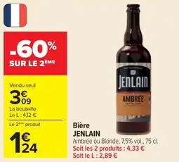 Cora x Carrefour Bière jenlain offre