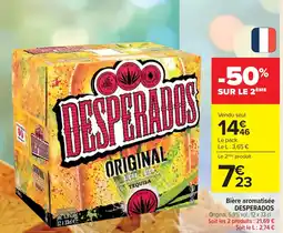 Cora x Carrefour Bière aromatisée desperados offre