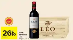 Cora x Carrefour A.o.p. bordeaux leo offre