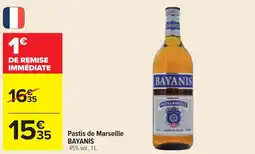 Cora x Carrefour Pastis de marseille bayanis offre