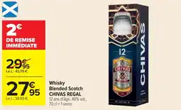 Cora x Carrefour Whisky blended scotch chivas regal offre