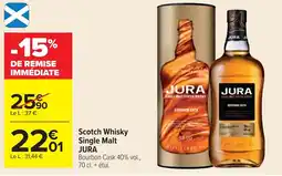 Cora x Carrefour Scotch whisky single malt jura offre