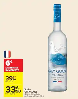 Cora x Carrefour Vodka grey goose offre