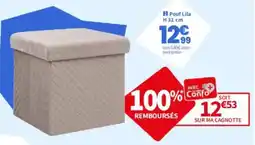 Conforama Pouf Lila offre