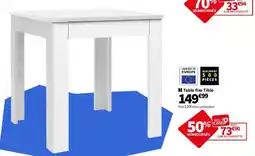 Conforama Table fixe Tiblo offre