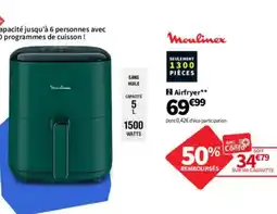 Conforama MOULINEX Airfryer offre