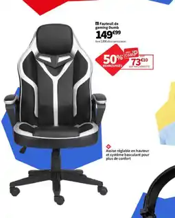 Conforama Fauteuil de gaming Dumb offre