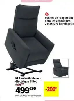 Conforama Fauteuil releveur électrique Elliot offre