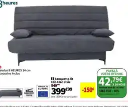 Conforama Banquette-lit Clic-Clac Dixie offre