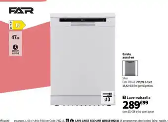 Conforama FAR Lave vaisselle offre