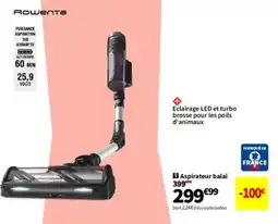 Conforama ROWENTA Aspirateur balai offre