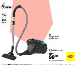 Conforama HOOVER Aspirateur sans sac offre