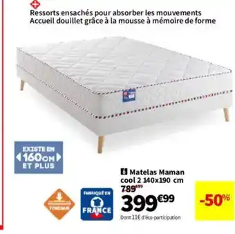 Conforama Matelas Maman cool 2 offre