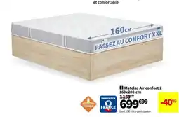 Conforama 8 Matelas Air confort 2 offre