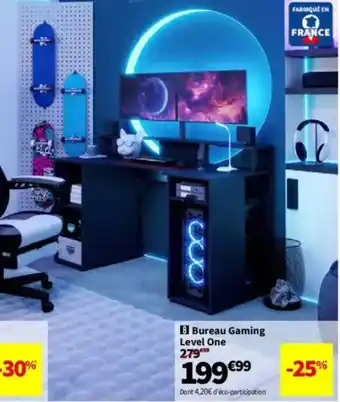 Conforama Bureau Gaming Level One offre