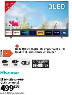 Conforama HISENSE Télévfiseur UHD QLED connecté offre