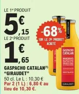 E.Leclerc GASPACHO CATALAN 'GIRAUDET' offre