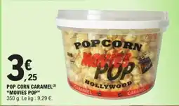 E.Leclerc POP CORN CARAMEL MOVIES POP offre