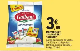 E.Leclerc Mozzarella offre