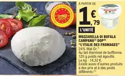 E.Leclerc MOZZARELLA DI BUFALA CAMPANA DOP offre