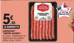 E.Leclerc Chipolatas Maître Jacques offre