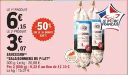 E.Leclerc SAUCISSON SALAISONNIERS DU PILAT offre