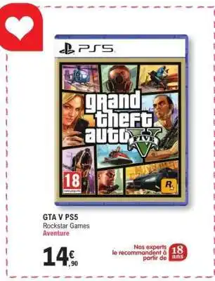 E.Leclerc GTA V PS5 offre